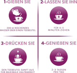 Nutra Tea Sambuco ed Echinacea, Tè per l'immunità e il raffreddore, Tè per il supporto immunitario, Lotta al freddo, 20 bustine di tè riutilizzabili, Tisana naturale