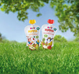 HiPP Biologico per Bambini HiPPiS Fragola Banana in Mela - Theo Tucano, 100g