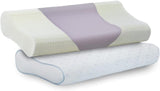 PARADIES Cuscino cervicale 40X80 Cm - Revita Ergonomic - Certificato IGR, Cuscino ergonomico per il sostegno del collo Altezza: 10 Cm Cuscini ortopedici cervicali Naty Shop Latex Vario-Ergonomic