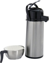 Macchina per caffè espresso Saro, inclusa caraffa con pompa isolata in acciaio inossidabile – 2,2 l – tempo di preparazione ca. 5–6 min – protezione durante il funzionamento senz'acqua – 2.069 kW – modello THERMO 24