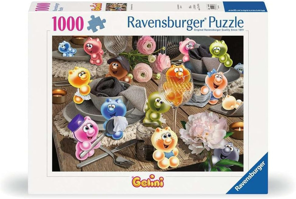 Ravensburger Puzzle 12000788 - Gelini apparecchia la tavola - Puzzle da 1000 pezzi per adulti e bambini dai 14 anni, Puzzle Naty Shop Titolo predefinito