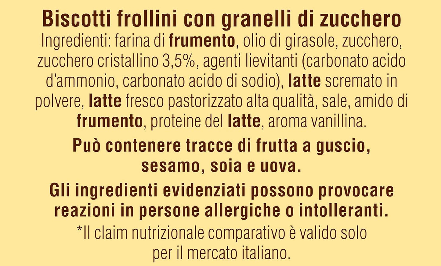 Biscotti Frollini Galletti del Mulino Bianco al latte fresco, 100% italiani, 350 g