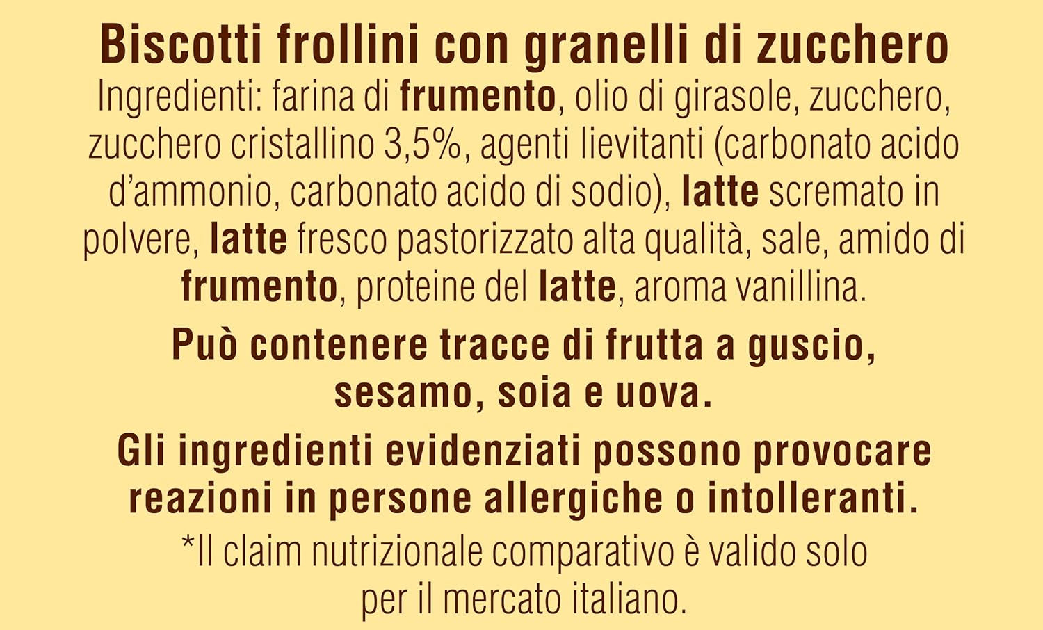 Biscotti Frollini Galletti del Mulino Bianco al latte fresco, 100% italiani, 350 g