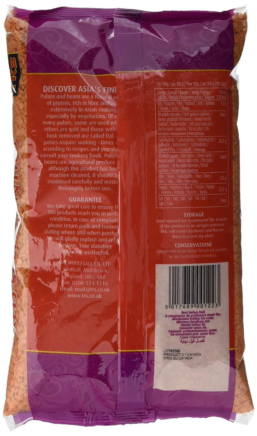 TRS - Lenticchie Rosse - (1 X 2 KG)