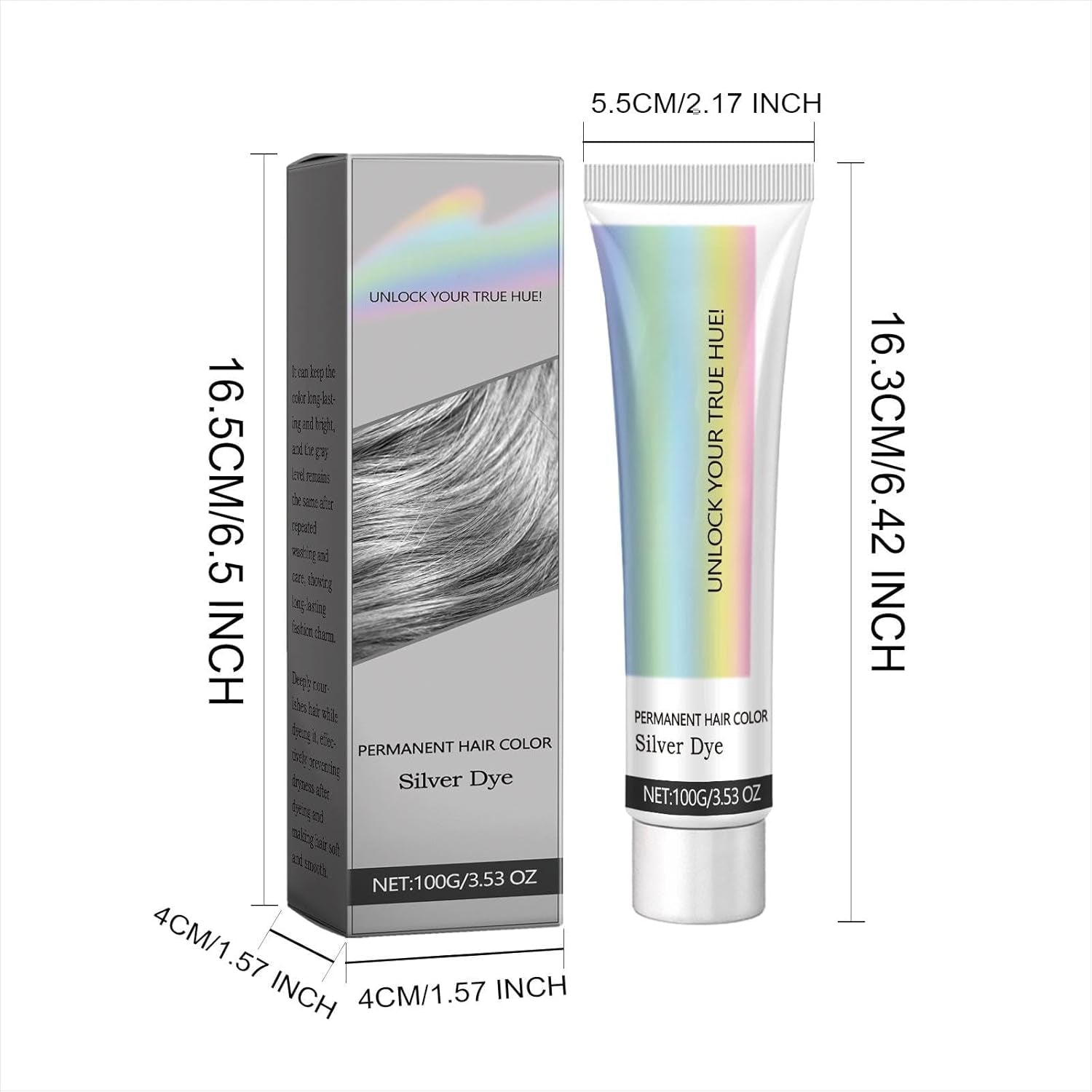 Tintura Per Capelli Argento Grigio Argento Crema Colorante Naturale Per Capelli Crema Colorante Temporanea Per Capelli Crema Colorante Per Capelli Grigia Tintura Per Capelli Argento Semipermanente Per Tutti I Tipi Di Capelli 2 Pezzi Naty Shop Tinture Per Capelli