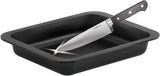 Zenker Ofenbackform (33 X 5 X 25 Cm) SPECIAL COOKING, Rechteckige Auflaufform Mit Enamelle-Versiegelung, Backform Mit Extra Hohem Rand (Farbe: Schwarz), Menge: 1 Stück Stampi e vassoi per cuocere Naty Shop