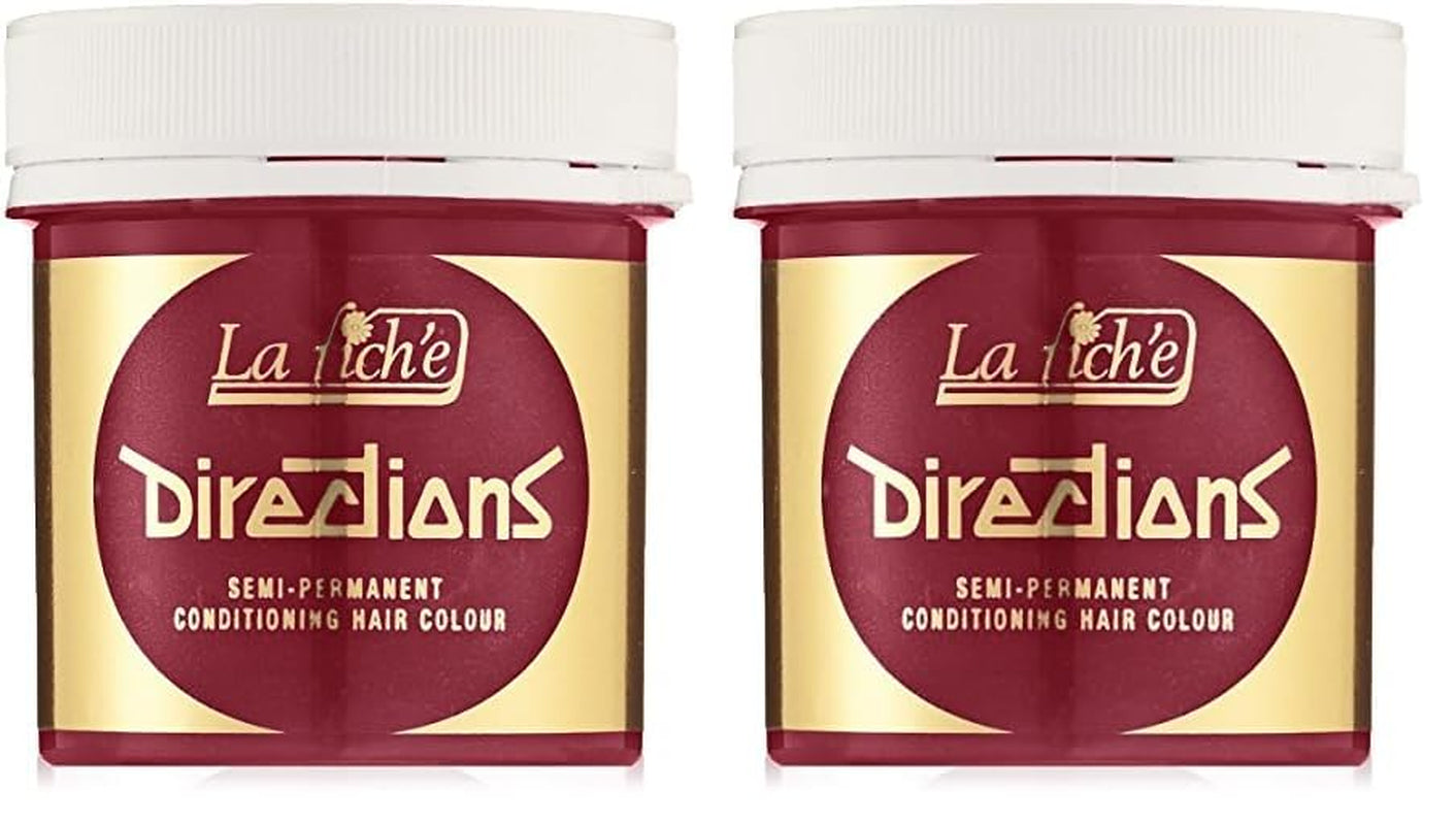 La Riché Pink Flamingo Pink 100 ml (1 confezione) Naty Shop Tintura per capelli Poppy Red 88 ml (2 confezioni)
