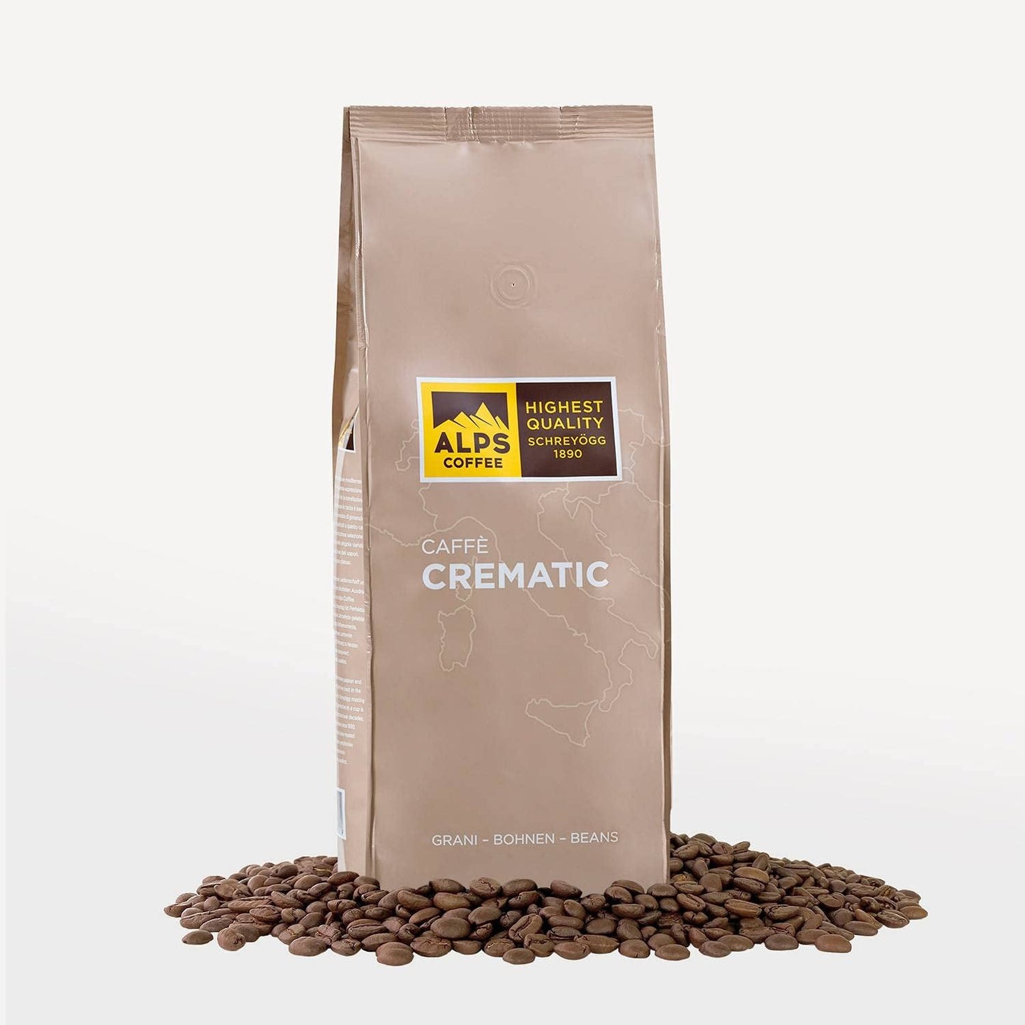 Caffè in grani cremosi, 1 confezione (1 x 1 kg)