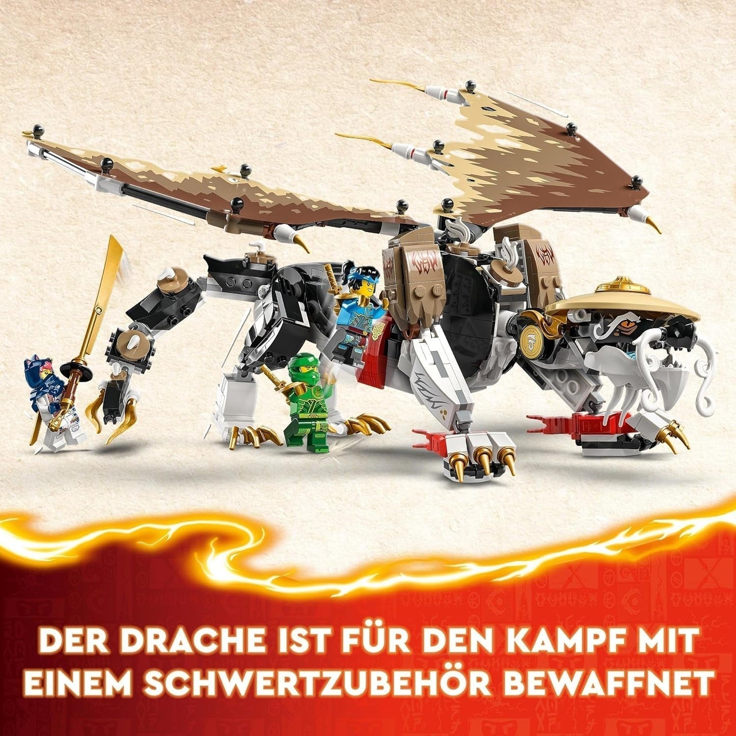 LEGO NINJAGO Egalt Dragon Master, set Ninja con drago giocattolo e 5 personaggi tra cui Lloyd e NYA, Dragon Master, regalo per ragazzi e ragazze a partire da 8 anni 71809 Set da costruzione Beuche den LEGO-Store