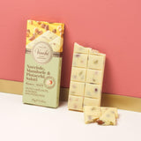 Venchi - Tavoletta Nocciole Salate, Nocciole Salate, Mandorle e Pistacchi, 95g, con "Nocciole Piemonte", Senza Glutine, Senza Coloranti e Senza Conservanti