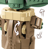 LEGO Star Wars 75403 Grogu nella sua culla del repulsore mandaloriano - Minifigure da collezione - Modello da costruire, giocare ed esporre - Decorazioni per la casa - Regalo per ragazzi e ragazze dai 10 anni in su Set di costruzione Besuche den LEGO-Store
