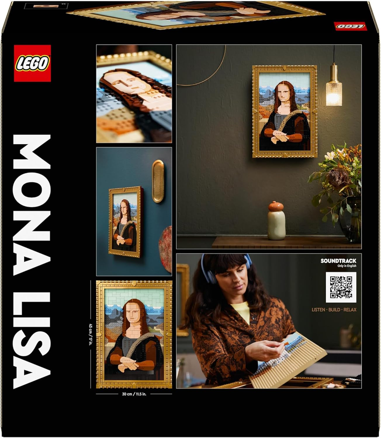 LEGO Art Monna Lisa, set per adulti, dipinto di Leonardo Da Vinci da appendere, attività creativa per uomini e donne, regalo per gli amanti dell'arte, arte rinascimentale italiana 31213 Set da costruzione Besuche den LEGO-Store