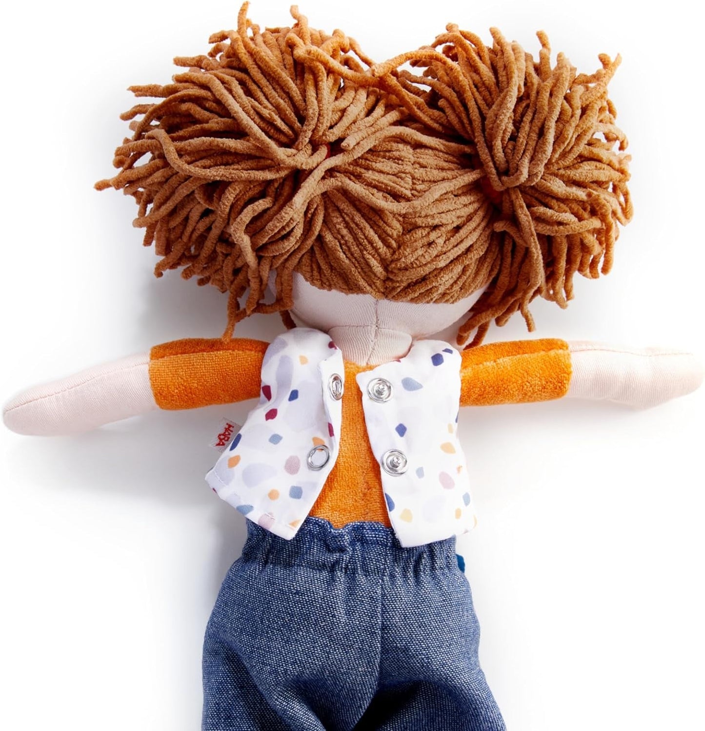 bambola HABA Malou - bambola morbida alta 30 cm per giocare e abbracciarsi - materiali morbidi e lavabili - alternativa ideale alle bambole di peluche - adatta a bambini da 1,5 anni - 2010818001