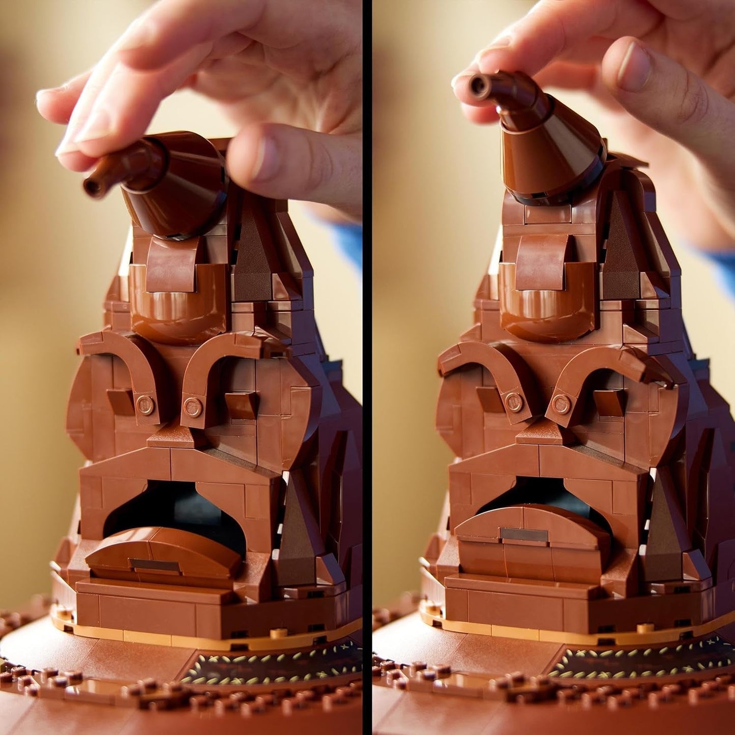 LEGO Harry Potter Cappello parlante Hogwarts Modello Film per adulti Regalo per donne Uomini Mamma Papà Con 31 combinazioni di suoni casuali ti sistema nella tua casa di Hogwarts 76429 Set da costruzione Besuche den LEGO-Store