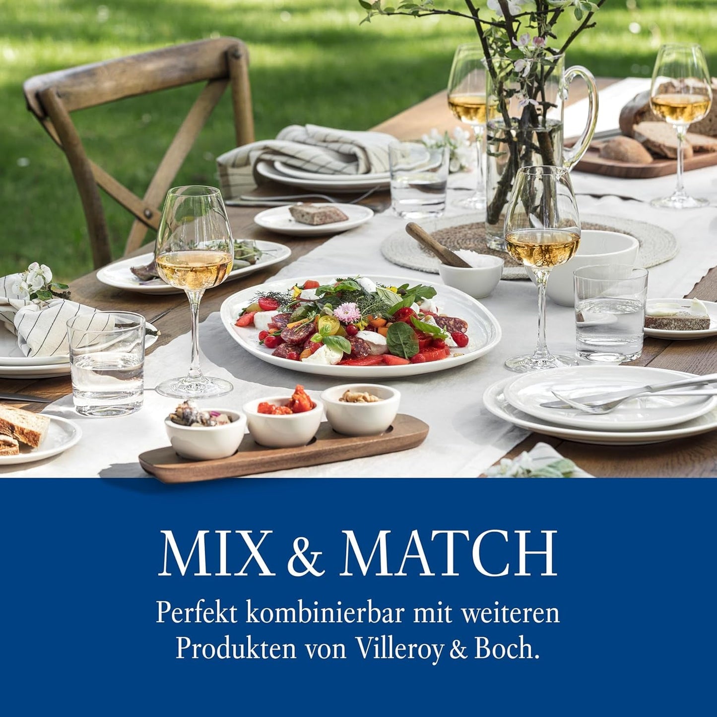 Villeroy & Boch Servizio posate Blacksmith per un massimo di 6 persone, 24 pezzi, acciaio inossidabile
