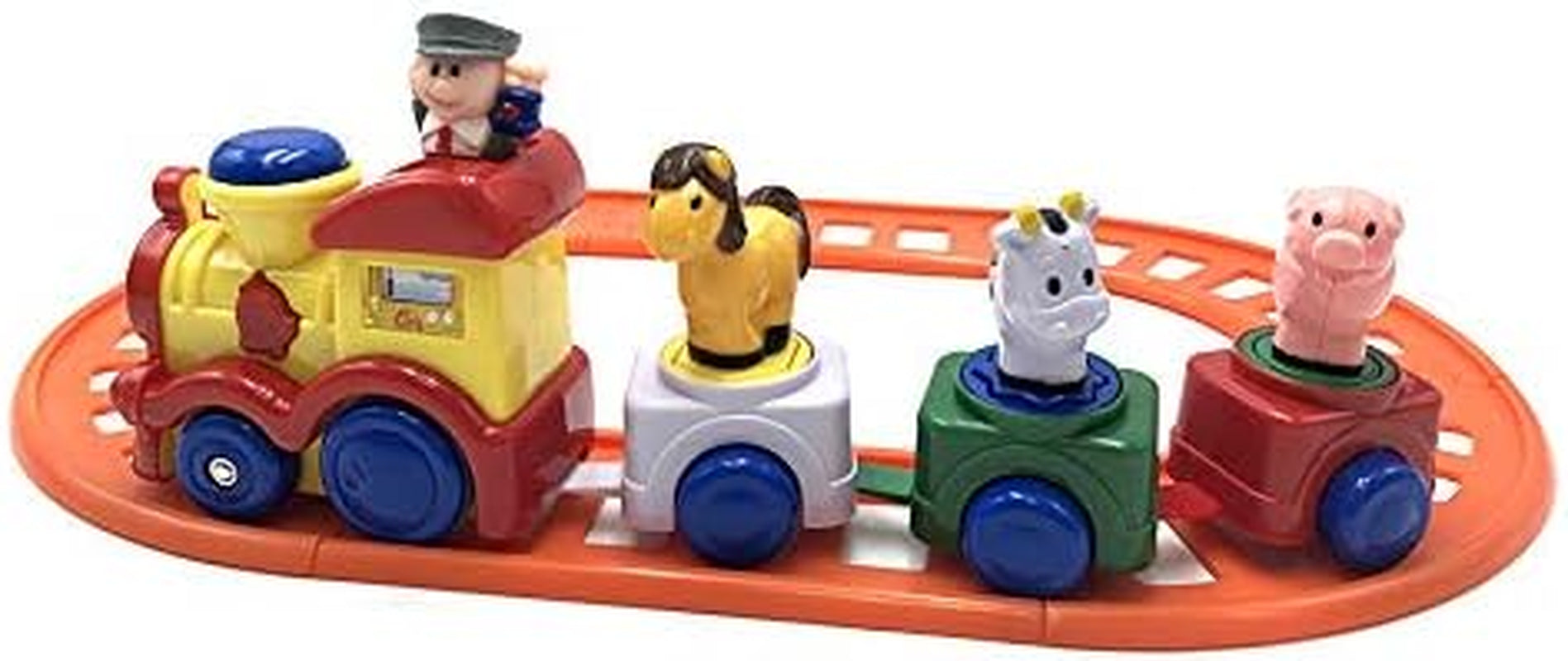 - Trenino musicale Animal Farm (CPA Toy Group 68001), colore/modello assortito Jucarii Bebe Naty Shop