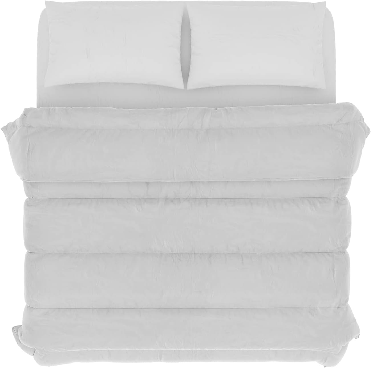 Biancheria da letto italiana Trapunta Invernale Prestige Bianca, 100% microfibra, matrimoniale, 250X200Cm Trapunte e Trapunte Naty Shop