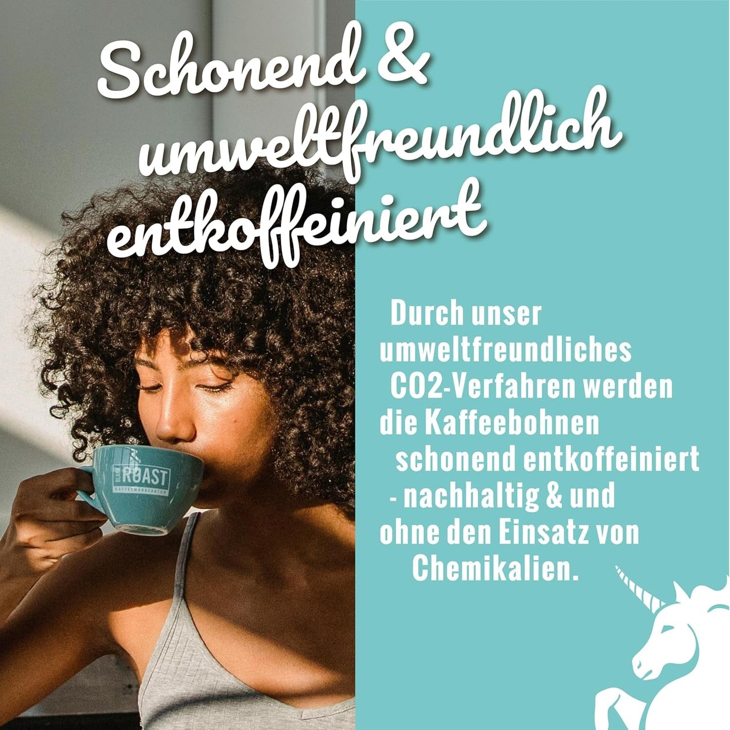 Arrosto bianco - EINZIG - 1kg - Kaffeebohnen kafeinfrei - 100% Arabica dal Perù - schonend & umweltfreundlich entkoffeiniert - säurearm mit voller Crema - ideal für jede Zubereitungsart