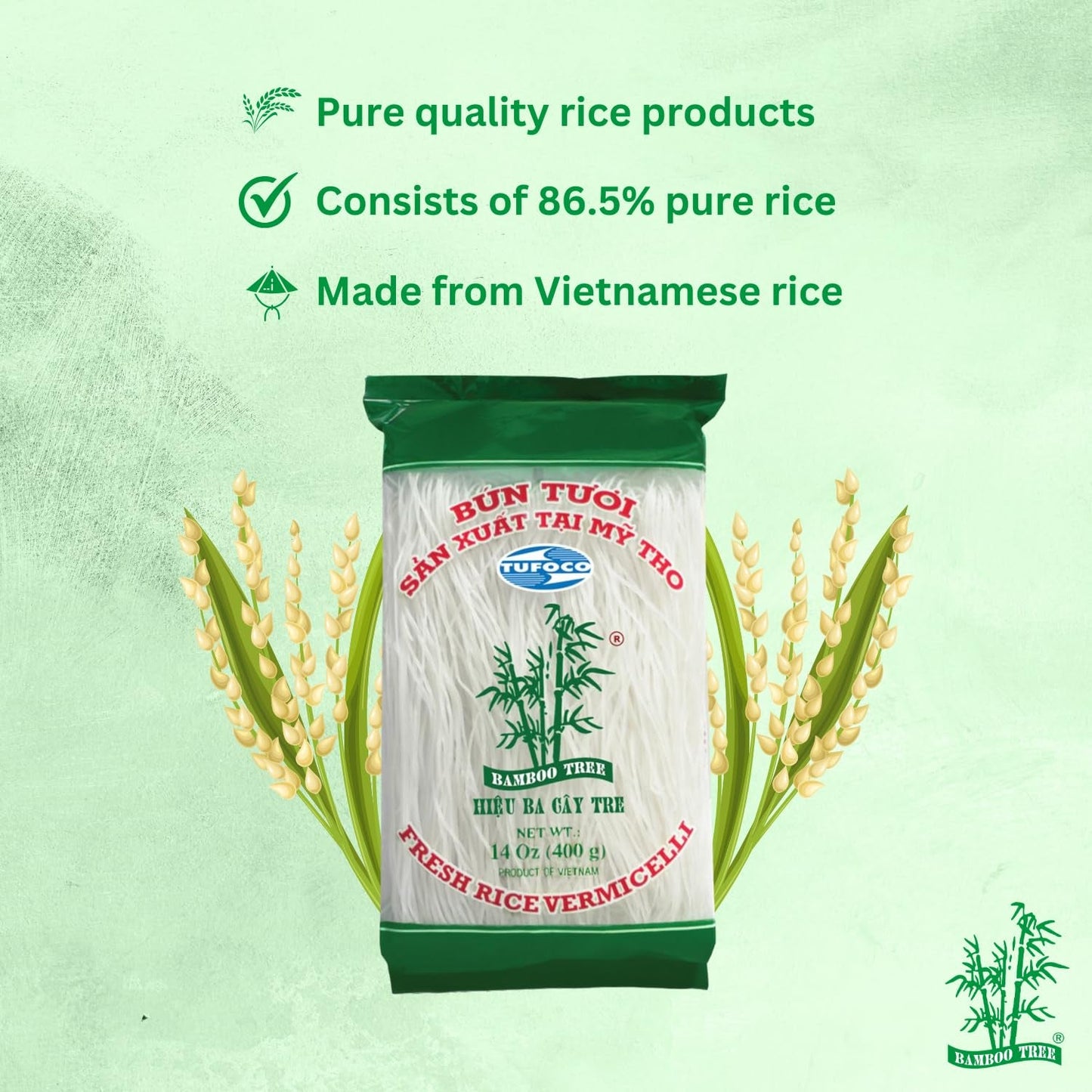 ALBERO DI BAMBÙ - Vermicelli di riso fresco - 1 x 400g