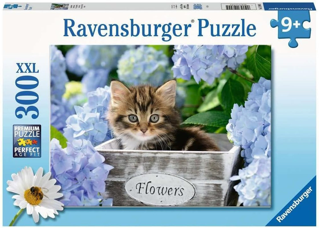 Puzzle per bambini Ravensburger - 12894 Gatto Piccolo - Puzzle con animali per bambini dai 9 anni, con 300 pezzi in formato XXL Puzzle Naty Shop Gatto Piccolo