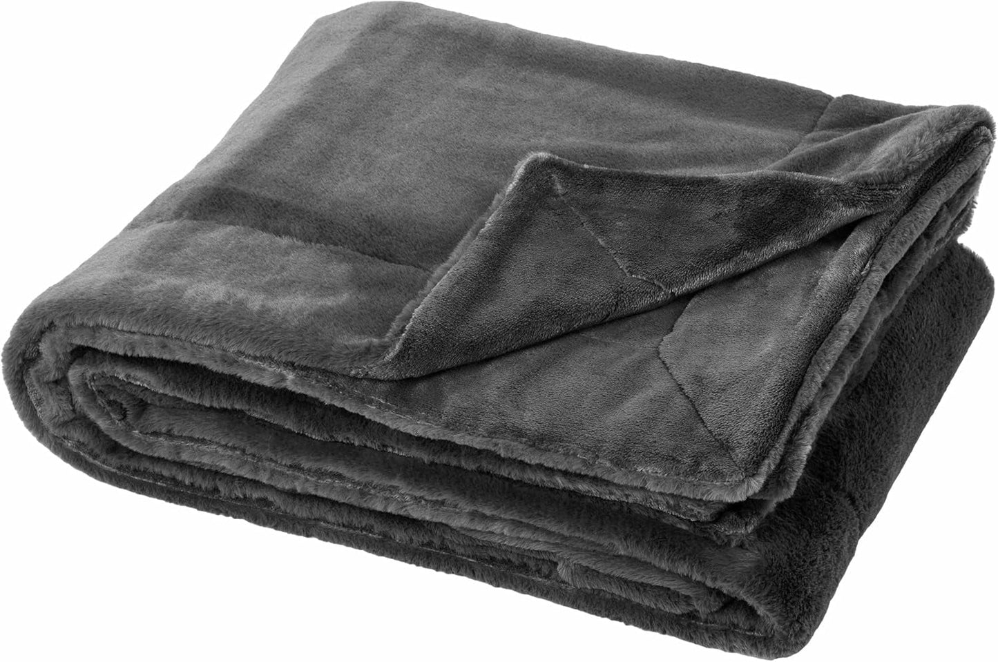 Coperta Mellow, Poliestere, Pelliccia Sintetica, Tinta Unita, 150 Cm X 200 Cm, Piumini E Piumoni Naty Shop