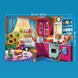 Trefl - Puzzle Easypiece: Mattina in Cucina - 300 Pezzi - Pezzi Grandi, Puzzle Facile, per Adulti e Bambini Puzzle 10+ Naty Shop