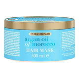 OGX Extra Strength Hydrate & Revive + Argan Oil of Morocco Hair Mask (300 ml), lussuosa maschera per capelli con ricco olio di argan e proteine della seta Naty Shop Hair Mask Ogx Argan Oil Of Morocco Hair Mask
