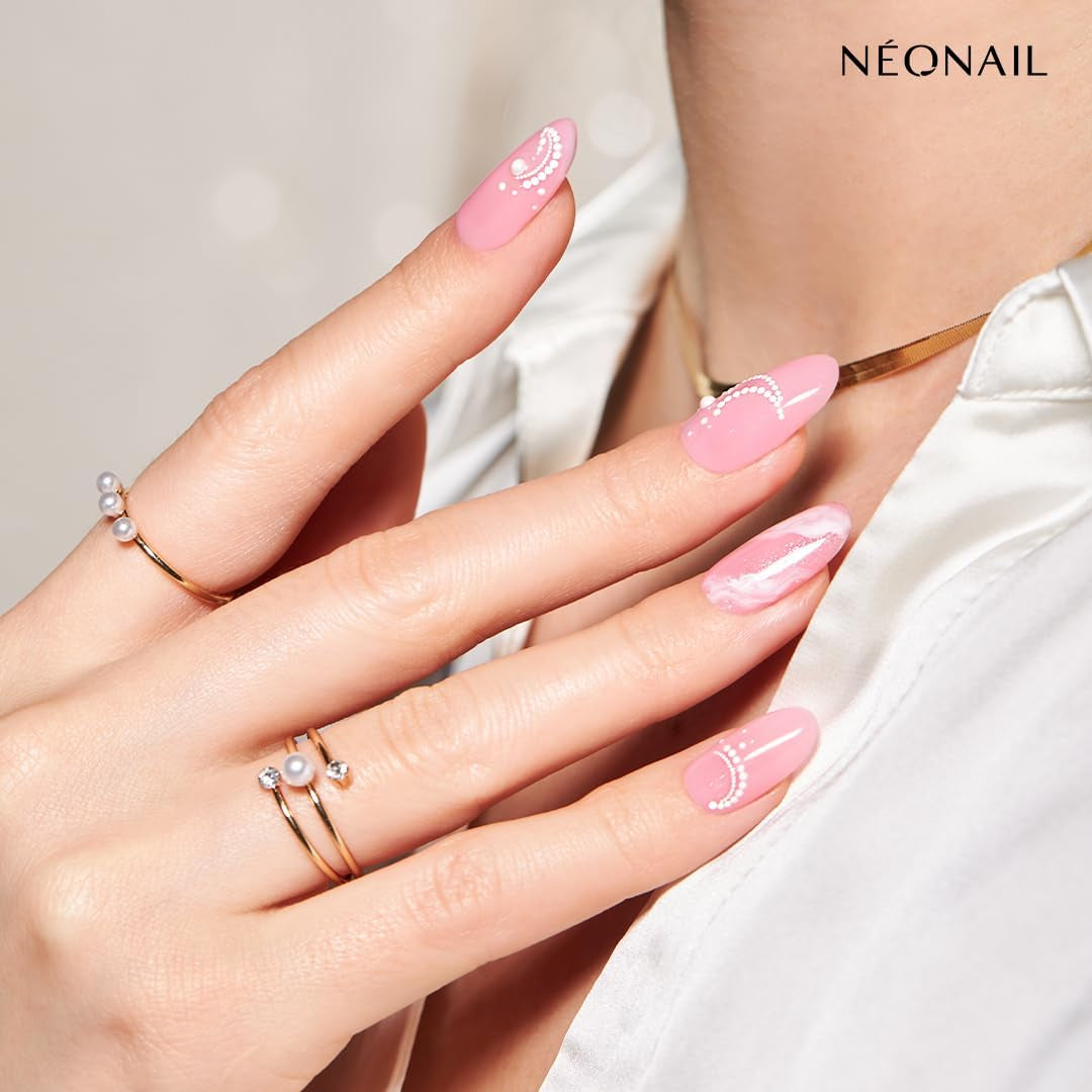 NÉONAIL Nagelstickers 3D - 61 Muster - Nail Charms - Nägel Selber Machen - Nails - Nageldesign - Accessori - Nailart - Nail Art Zubehör - Nagel Deko - Nagelschmuck - Dekoration Nageldesign - Weiß