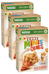 Confezione da 3 cereali per la colazione Churros con il 42% di cereali integrali (1x360 g)