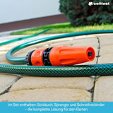 Set irrigatore CELLFAST, Irrigatore da giardino, Irrigatore da prato per fiori e piante, Connessione rapida, Economico