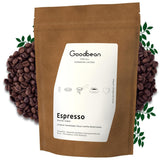 ESPRESSO | Caffè in grani 500g - 100% Arabica | Appena tostato per preparare l'espresso | Caffè in grani interi | Gusto classico del caffè