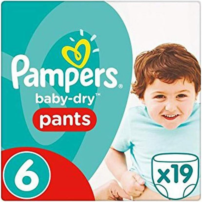 Pannolini Pampers 81657566 Pantaloni Baby-Dry, bianchi