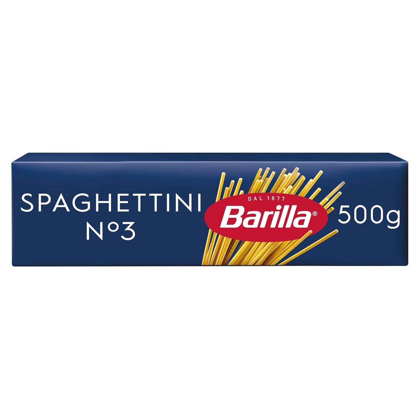 Pasta Barilla Classica Spaghettini n. 3 semole di grano duro di alta qualità, sempre al dente (1 x 500 g)