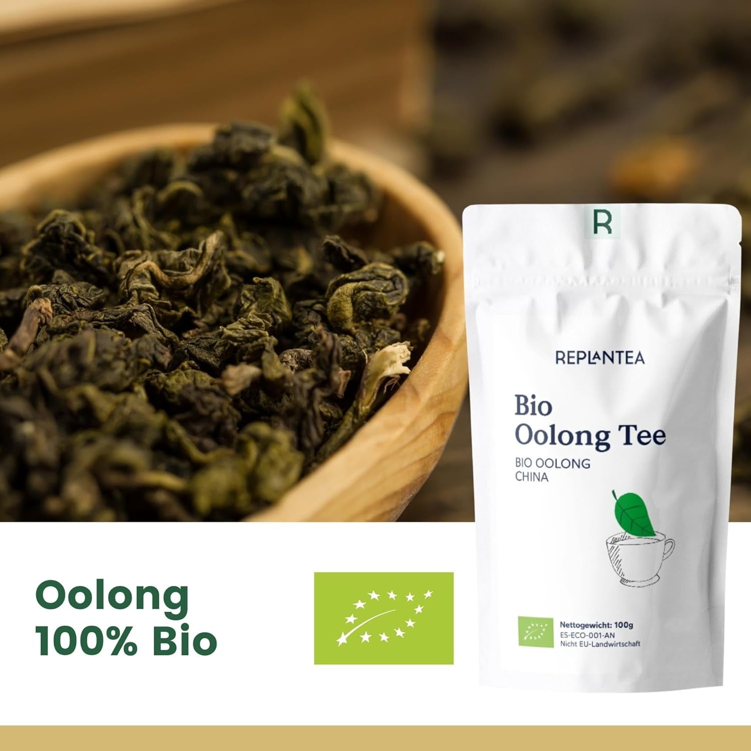 Tè Oolong Bio 100 G (50 tazze) | Tie Guan Yin Oolong Tè RIPIANTARE