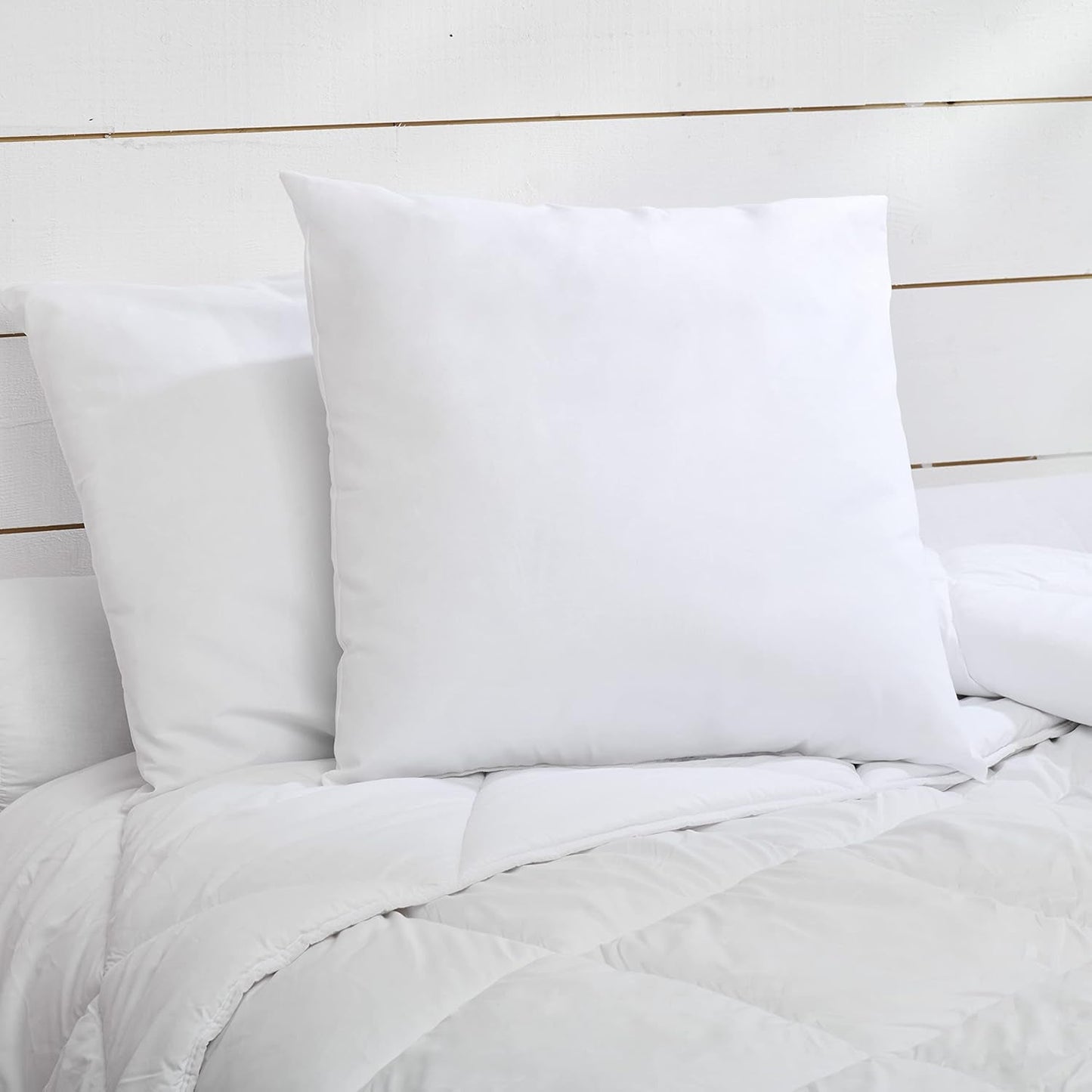 Bleu Câlin Set 2 cuscini rettangolari antiacaro e antibatterici, soffice comfort, T 60X60 Cm, 100% cotone, assortimento igiene perfetta Naty Shop cuscini standard