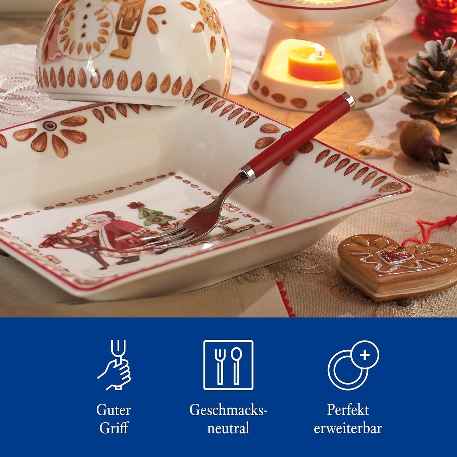 Villeroy & Boch – Gioca! Set posate Rose Rosse 30 pezzi Kitchen Naty Shop