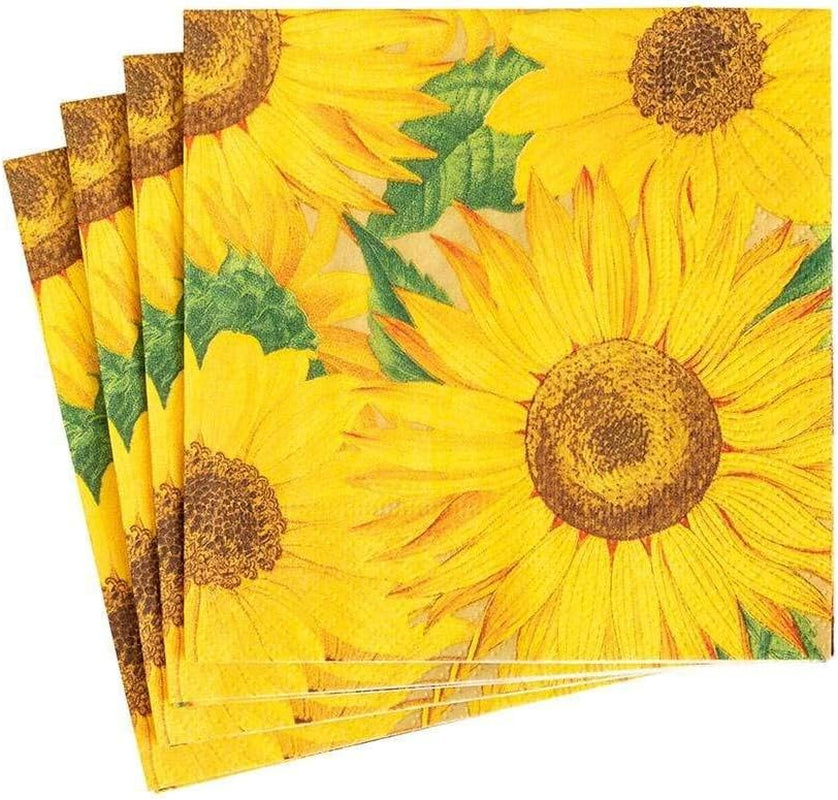 Tovaglioli di carta girasole, confezione da 20 pezzi