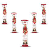 Palline Reber Mozart - 5 buste da 5 caramelle nell'edizione natalizia - Autentiche palline Reber Mozart, fatte di cioccolato fondente, marzapane e torrone