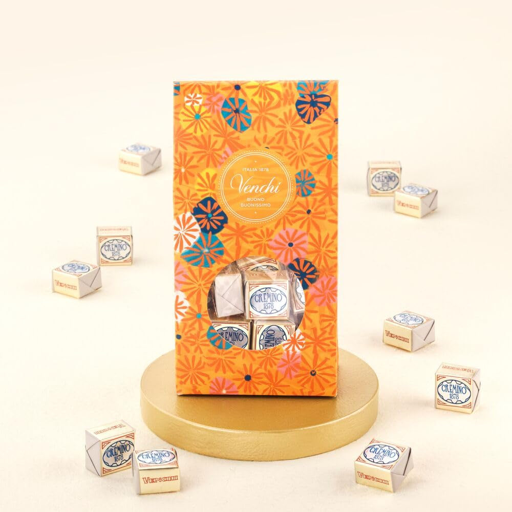 Venchi – Collezione Murrine – Confezione Regalo Cioccolato Cremino 1878, 300g – Con Nocciole di Bosco Piemonte IGP – Gianduia – Idea Regalo – Senza Glutine