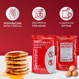Eiklarpulver (350g) | Getrocknetes Eiklar Pulver | Eialbumina für Backen & Kochen | Ohne Zusatztoffe | Confezione in busta con cerniera senza lattosio