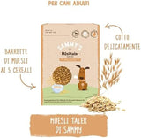 Monete di muesli di Sammy | Snack croccanti al forno per cani | 5 monete di muesli ai cereali per il tuo grande amico peloso (30 kg+) | 1 chilogrammo