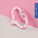 Anello da dentizione Curaprox per neonati - Per bambini da 0 a 24 mesi/Allevia il dolore dei denti e promuove le abilità motorie | Senza BPA, Rosa, con spazzolino da allenamento/Prodotto in Svizzera