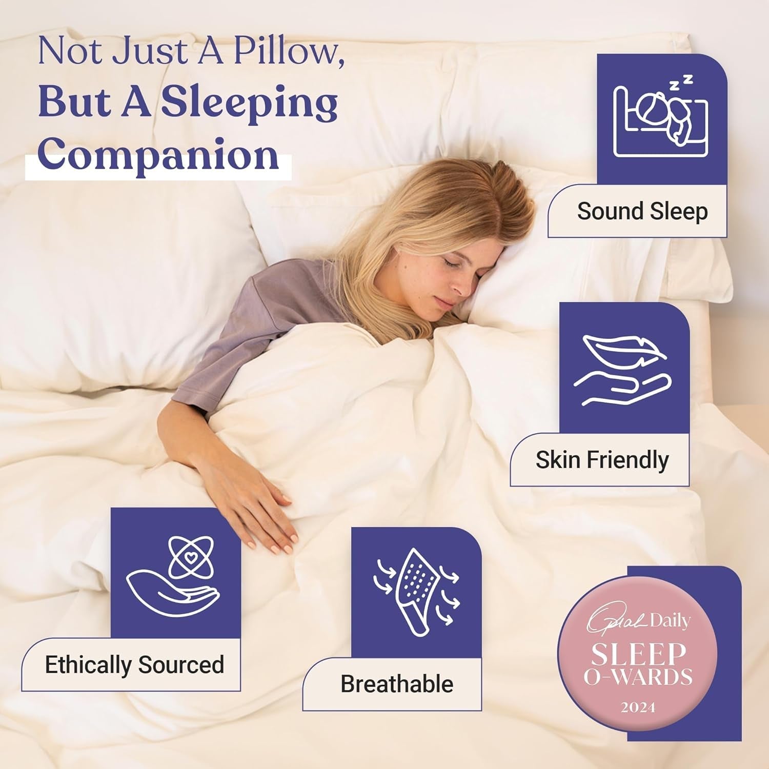 Fluffco Cuscino alternativo in piuma Cuscino standard per dormire Cuscino matrimoniale Cuscino per letto Cuscino per chi dorme sul fianco Cuscino rinfrescante Cuscino per hotel Cuscino per il collo Cuscino da viaggio (Standard Firm) Cuscini standard Naty Shop