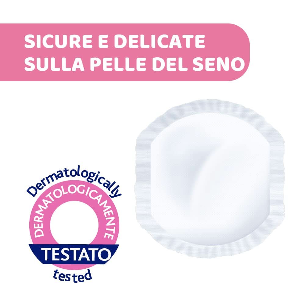 Coppette assorbilatte Chicco Acterielle Natural Feeling, 30 pezzi Accessori Alimentazione e Allattamento Bebe Naty Shop