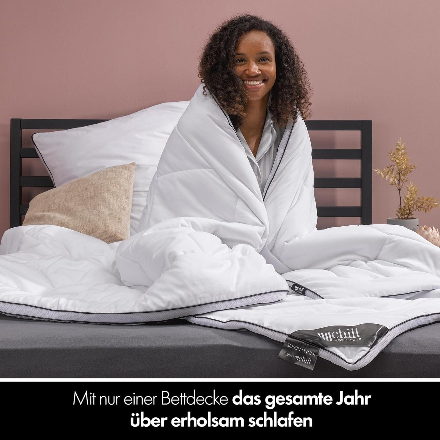 Trapunta Tutte le Stagioni 135X200 - Trapunta Leggera 135X200 - Traspirante, Lavabile e 100% Vegana - Trapunta in Mesh Climatico e Fascia Comfort per Dormire - Imbottitura 800G Trapunte e Trapunte Naty Shop