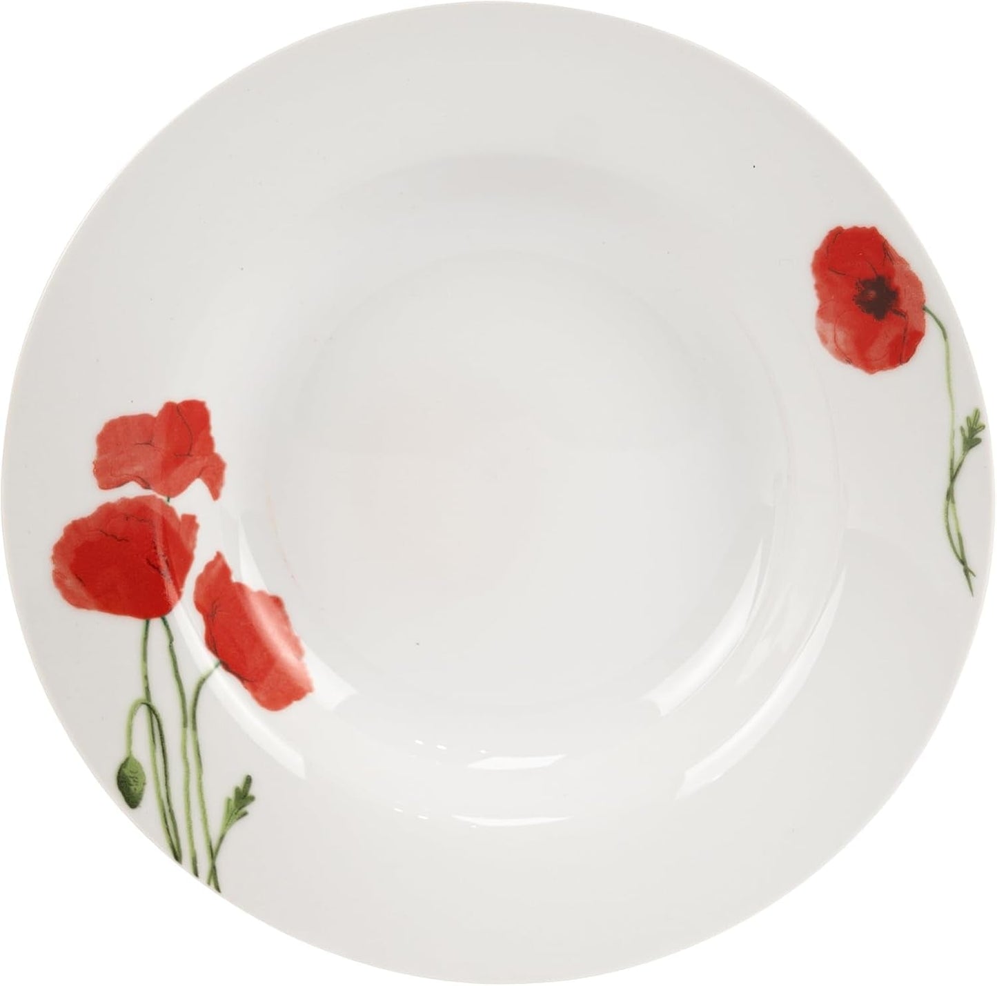 Servizio Piatti per 6 - 18 Pezzi - Servizio Piatti in Porcellana - Servizio Piatti Bianco - Set Piatti e Ciotole - Stoviglie Moderne - Piatti - Servizio da Tavola - Servizio Piatti per 6