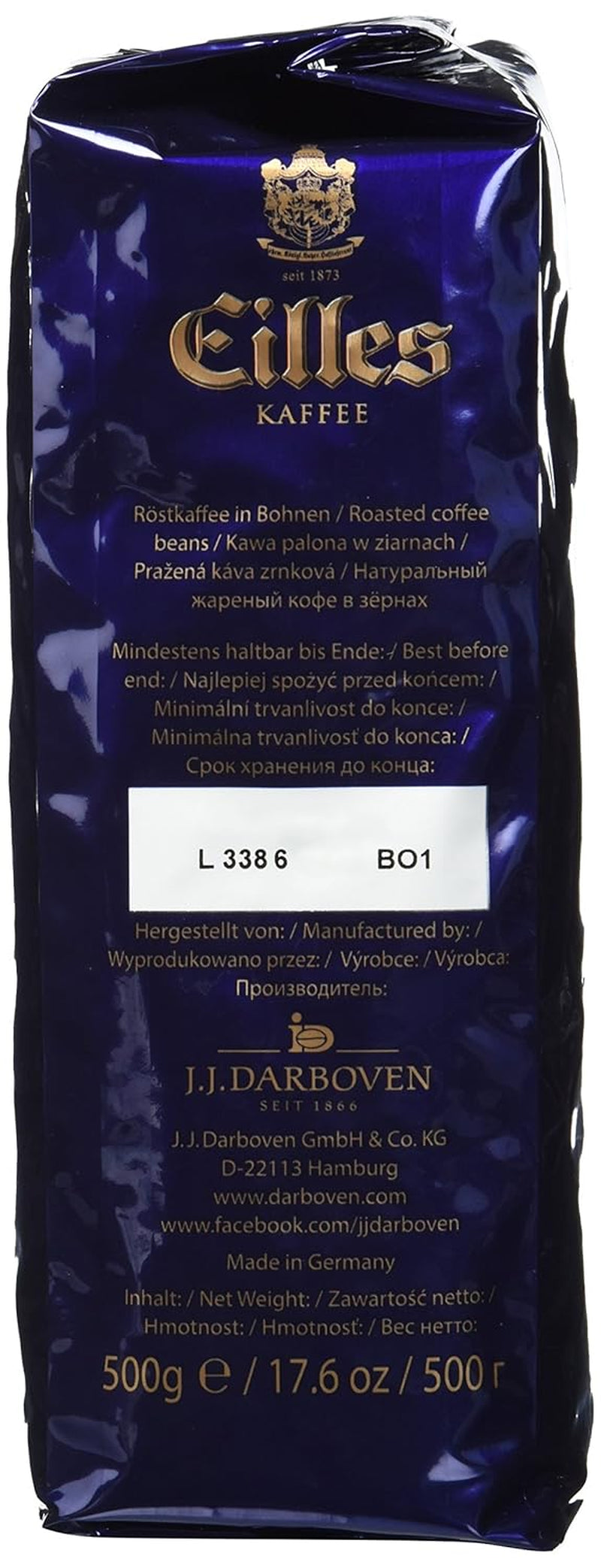 Confezione da 12 caffè macinato Eilles (12 x 500 g)