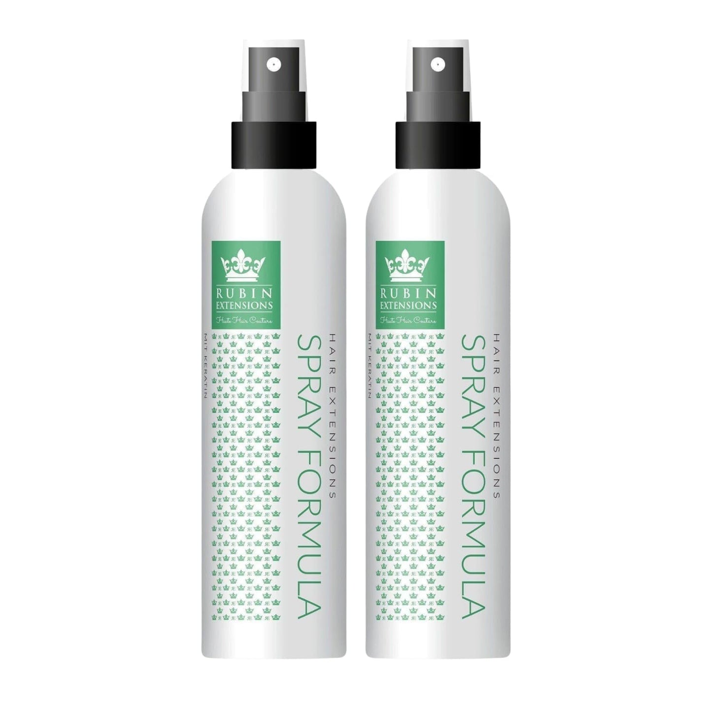 Spray bifasico per la cura delle extension di capelli umani | cheratina, collagene e B5 altamente concentrati | protezione e lucentezza per le extension adesive per capelli umani | ideale per extension e trecce di capelli umani | Confezione da 2 prodotti districanti per capelli Naty Shop 200 Ml (confezione da 2)