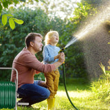 Relaxdays Avvolgitubo in Acciaio Inox, Avvolgitubo Vuoto, Montaggio a Pavimento e a Parete, per Tubo da Giardino da 40 m, Avvolgitubo, Argento, 43,5 x 43,5 x 31,5 cm