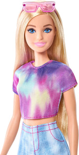 Barbie Mysteries: bambola di Malibu Beach Detectives con abito e accessori esclusivi, inclusi occhiali da sole, JFV63